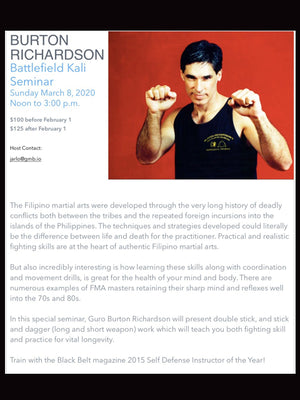 Past- 2020 Burton Richardson Seattle, WA Seminar