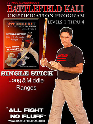 Battlefield Kali Single Stick DVDs by Burton Richardson - JKD Unlimited